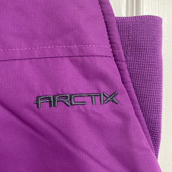 Toddler’s (Girls) Purple & Grey Arctix Snow Jumpsuit Size 4T - Picture 4 of 4